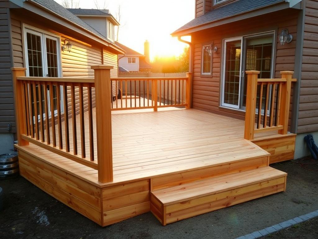 Backyard Cedar Deck